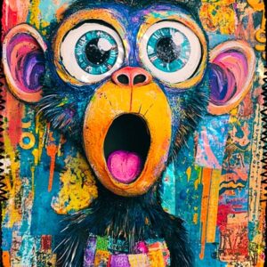 Whimsical Colourful Animals 005