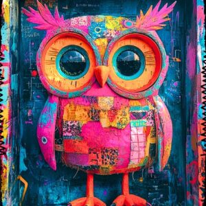 Whimsical Colourful Animals 006