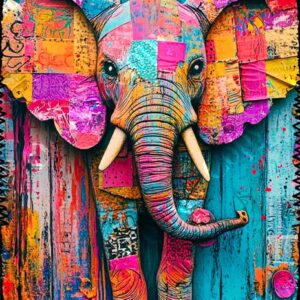 Whimsical Colourful Animals 007