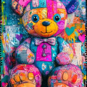 Whimsical Colourful Animals 009