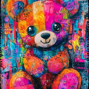 Whimsical Colourful Animals 010