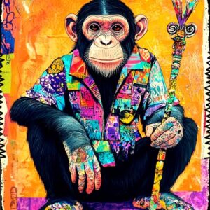 Whimsical Colourful Animals 012