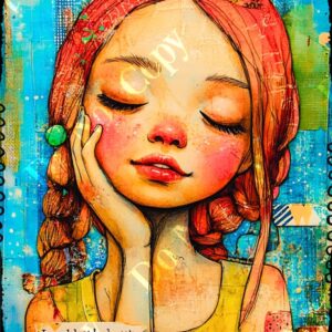 Whimsical Colourful Girls 004