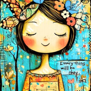 Whimsical Colourful Girls 007