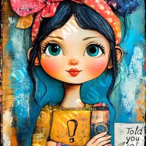Whimsical Colourful Girls 009