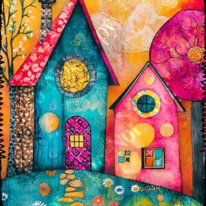 Whimsical Colourful Houses 005