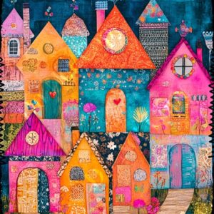 Whimsical Colourful Houses 007