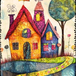 Whimsical Colourful Houses 008
