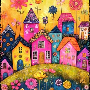 Whimsical Colourful Houses 010
