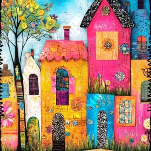 Whimsical Colourful Houses 013