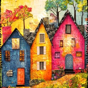 Whimsical Colourful Houses 014