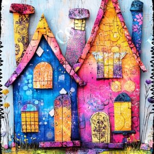 Whimsical Colourful Houses 017