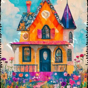 Whimsical Colourful Houses 019