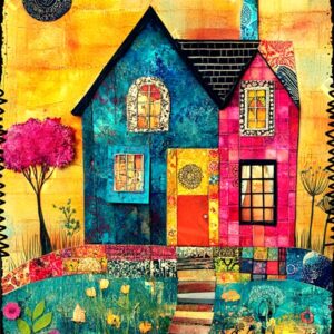 Whimsical Colourful Houses 020