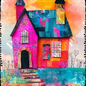 Whimsical Colourful Houses 021