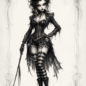 Beautiful Gothic Women 002