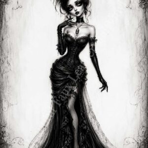 Beautiful Gothic Women 005