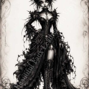 Beautiful Gothic Women 006