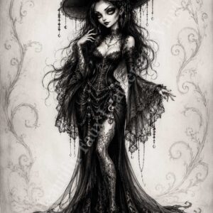 Beautiful Gothic Women 008
