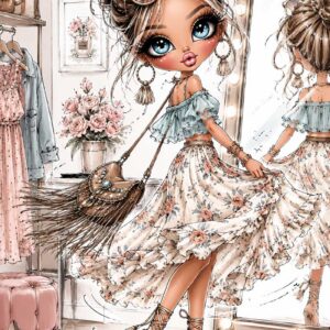 Busy Lady 003