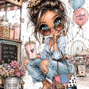 Busy Lady 009