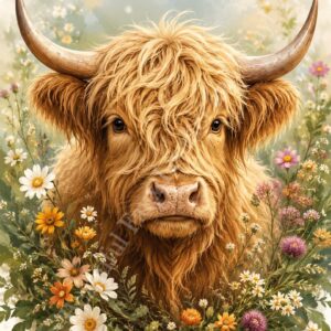 Country Highlander Cow